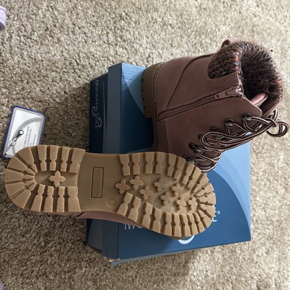 Lavender combat boots - Picture 5 of 6